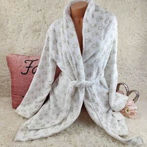 Calvin Klein Sherpa Robe Logo EXTRA SMALL NEW!